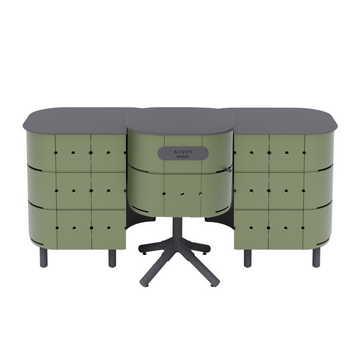 ALUVY MARCEL Original Charcoal Cook & JEAN Store Package - Kaki