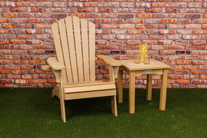 WINAWOOD 3pce Adirondack & Side Table Set