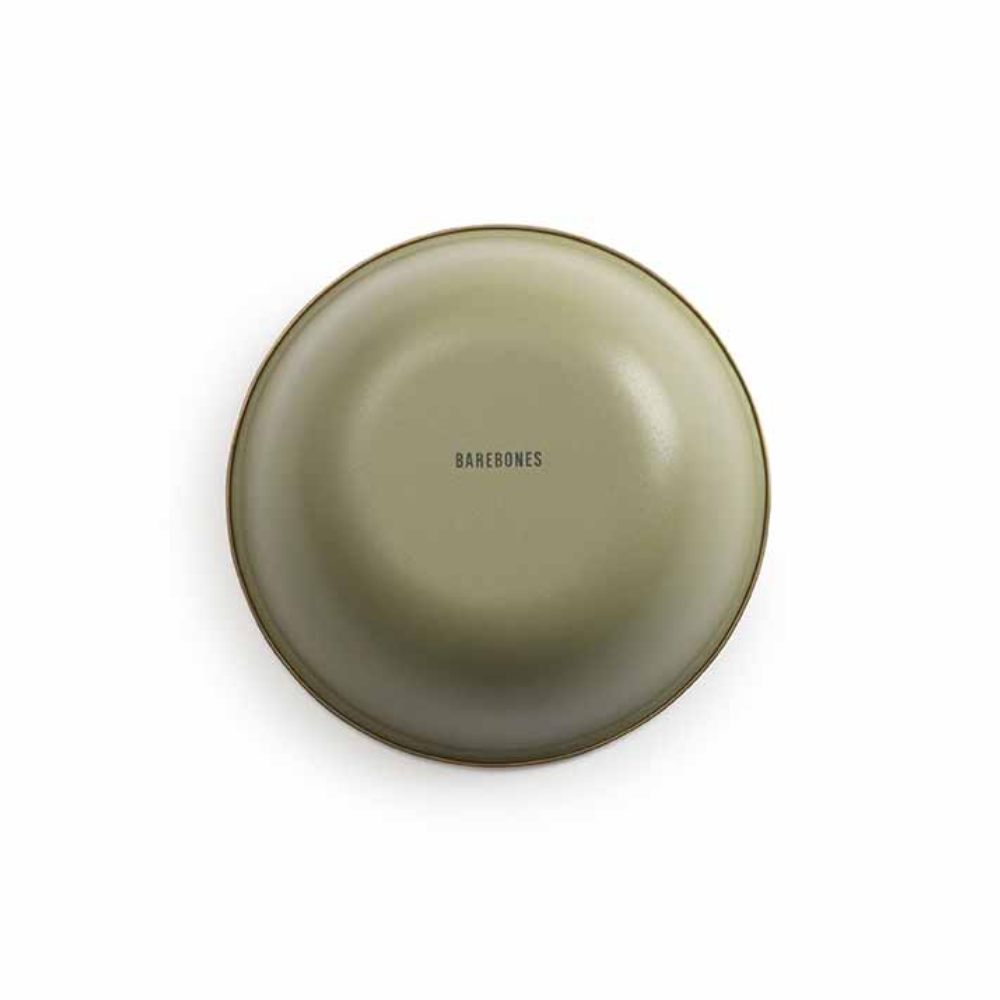 Load image into Gallery viewer, BAREBONES Enamel Bowl Set 2 - Olive Drab