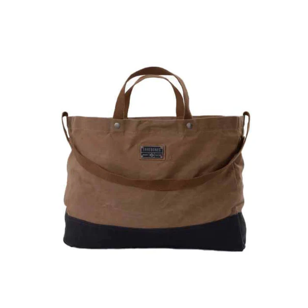 Load image into Gallery viewer, BAREBONES Firewood Carrier Tote - Khaki