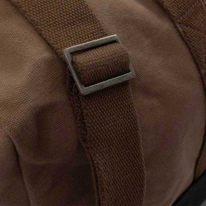 BAREBONES Waxed Canvas Neelum Duffel Bag - Khaki