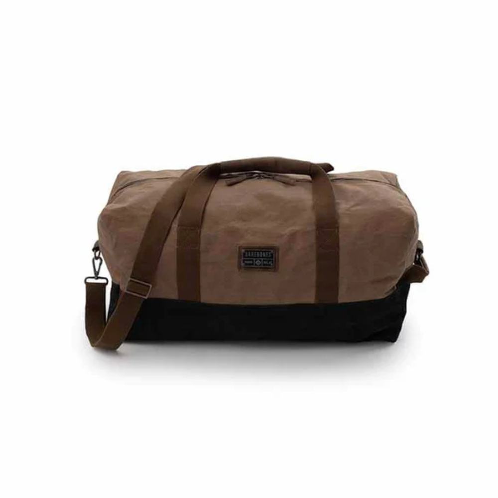 Load image into Gallery viewer, BAREBONES Waxed Canvas Neelum Duffel Bag - Khaki