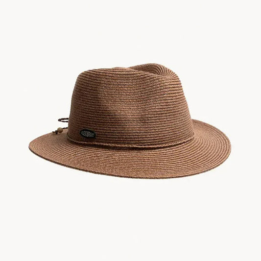 RIGON HEADWEAR Avoca Flexibraid Fedora - Mix Rust