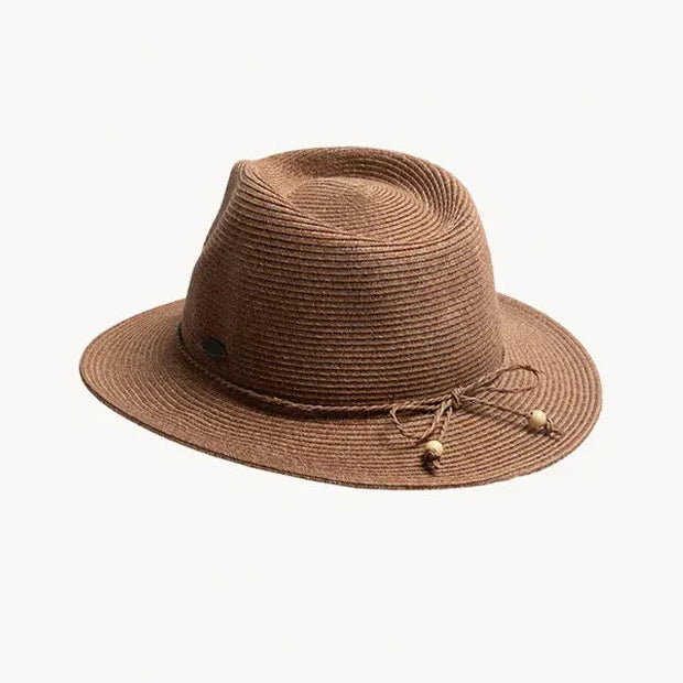 Load image into Gallery viewer, RIGON HEADWEAR Avoca Flexibraid Fedora - Mix Rust