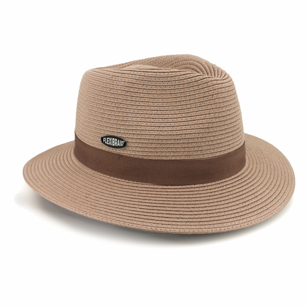 Load image into Gallery viewer, RIGON HEADWEAR Pana-Mate Fedora - Taupe