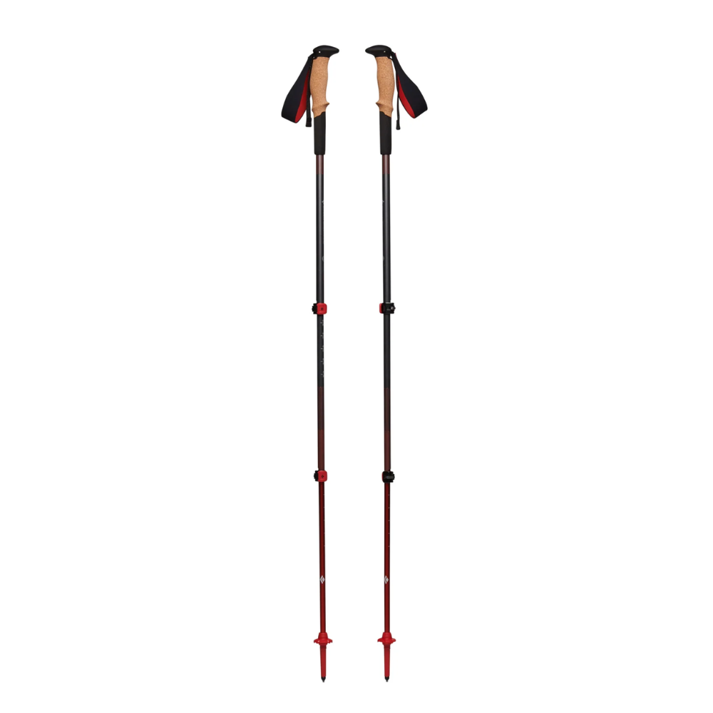 Load image into Gallery viewer, BLACK DIAMOND Pursuit Shock Trekking Poles S23 - Steel Grey/ Octane