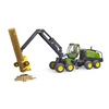 BRUDER 1:16 JOHN DEERE 1270G Logging Harvester W/ Tree Trunk