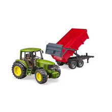 Load image into Gallery viewer, BRUDER 1:16 JOHN DEERE 6920 Tractor W/ Tipping Trailer