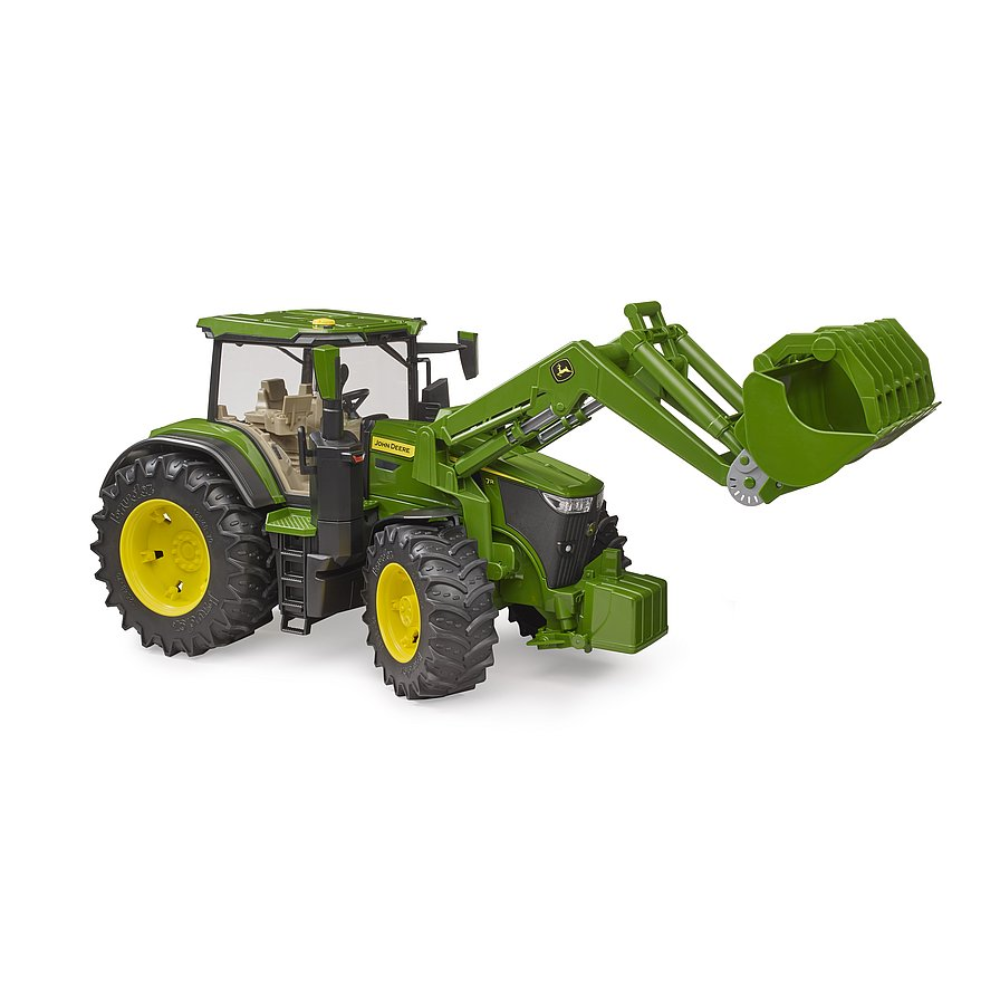 Load image into Gallery viewer, BRUDER 1:16 JOHN DEERE 7R350 Tractor W/ Frontloader