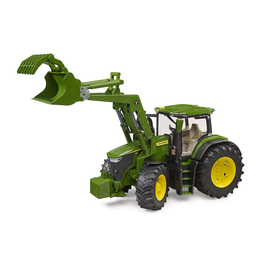 Load image into Gallery viewer, BRUDER 1:16 JOHN DEERE 7R350 Tractor W/ Frontloader