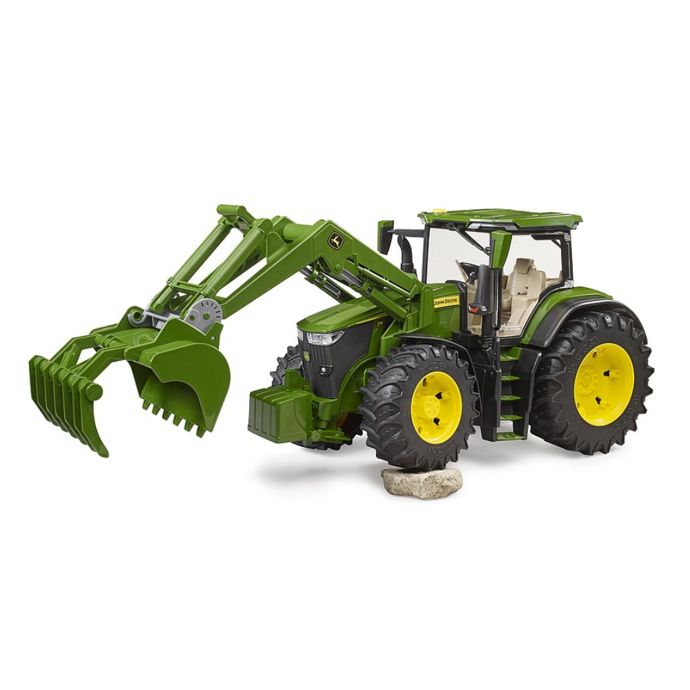 Load image into Gallery viewer, BRUDER 1:16 JOHN DEERE 7R350 Tractor W/ Frontloader