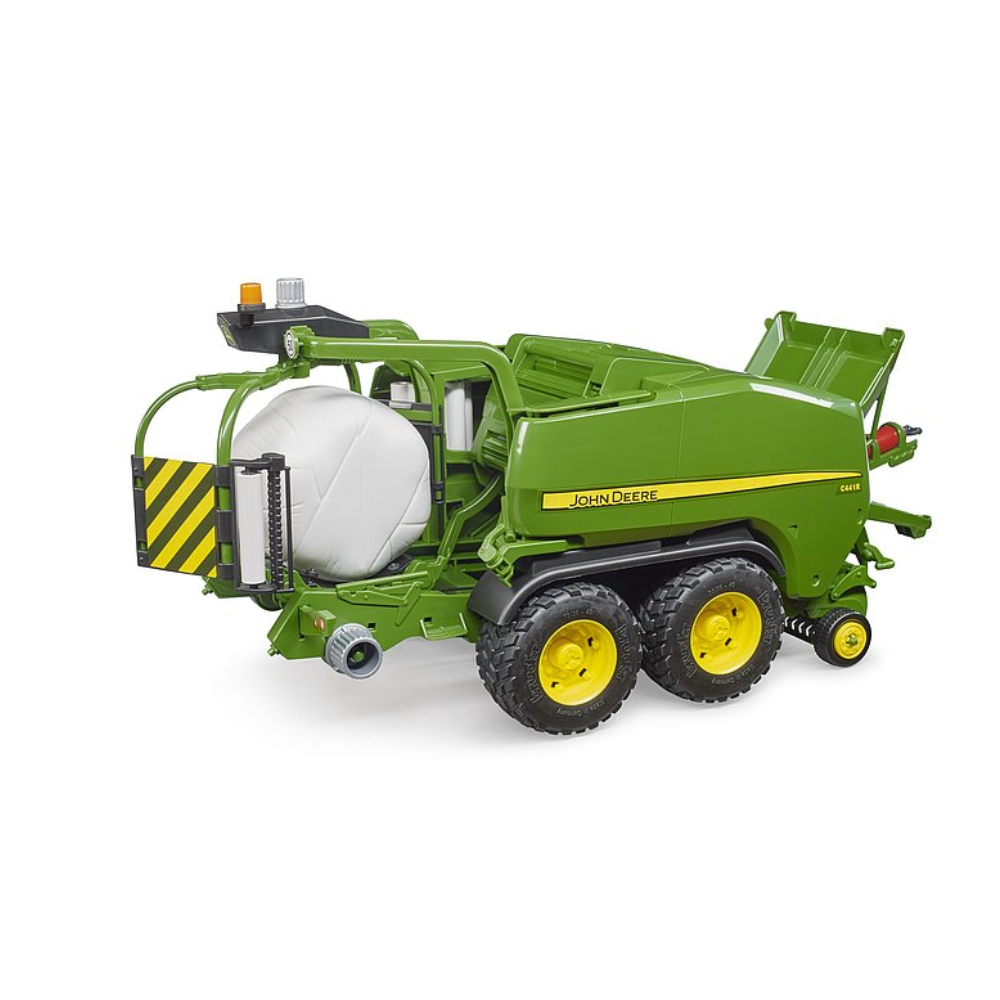 Load image into Gallery viewer, BRUDER 1:16 JOHN DEERE C441R Wrapping Baler