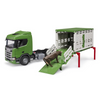 BRUDER 1:16 SCANIA R-Series Super 560R Cattle Transporter W/ Cow