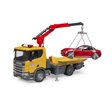 Load image into Gallery viewer, BRUDER 1:16 SCANIA R-Series Super 560R Tow Truck W/ Roaster