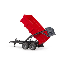 Load image into Gallery viewer, BRUDER 1:16 Tipping Trailer Dual Axle w/ Auto Tailgate Red