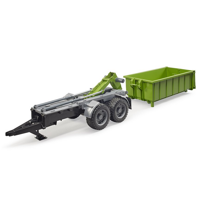 BRUDER 1:16 Hook Lift Trailer Suits Tractors - 02035