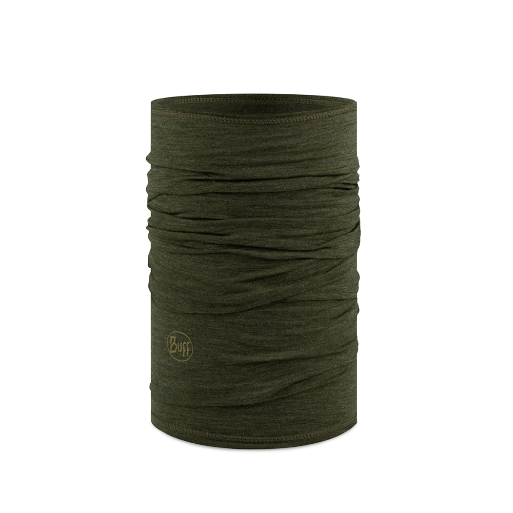 BUFF® LW Merino Wool Multifunction Tubular Neckwear - Solid Bark