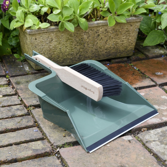 BURGON & BALL Large Dustpan & Brush Set - RHS-Endorsed