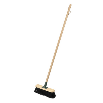 BURGON & BALL PVC 12" Soft Garden Brush / Broom - RHS-Endorsed