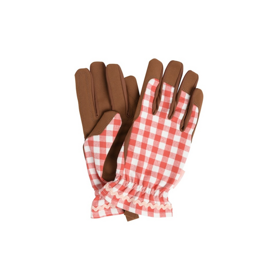 BURGON & BALL Collector Series Gloves - Red Check