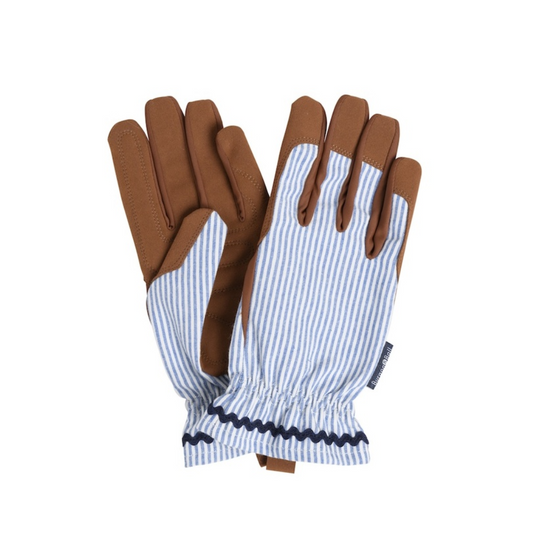 BURGON & BALL Collector Series Gloves - Blue Stripe