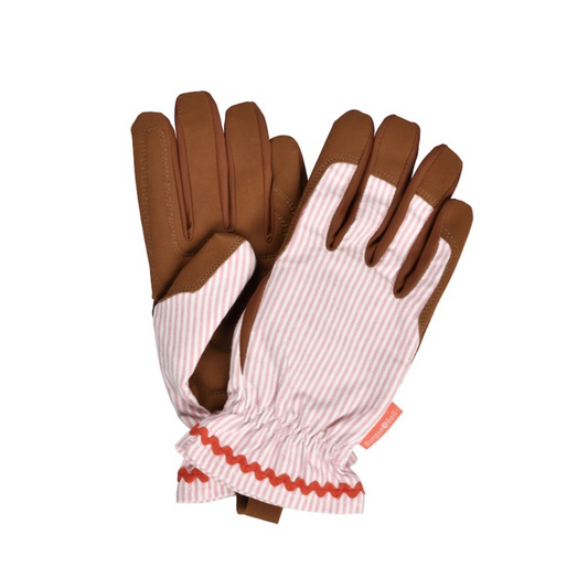 BURGON & BALL Collector Series Gloves - Blush Stripe