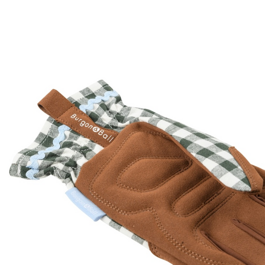 BURGON & BALL Collector Series Gloves - Heritage Green Check