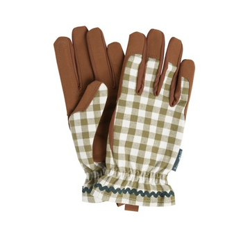 BURGON & BALL Collector Series Gloves - Olive Check