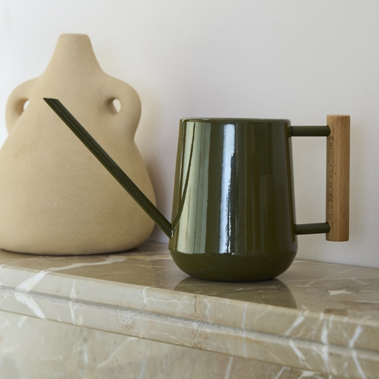 BURGON & BALL Indoor Watering Can - Olive