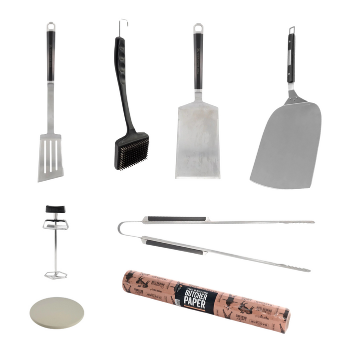 THE BASTARD VX Medium Kamado Charcoal Grill - 12pce Deluxe Kit