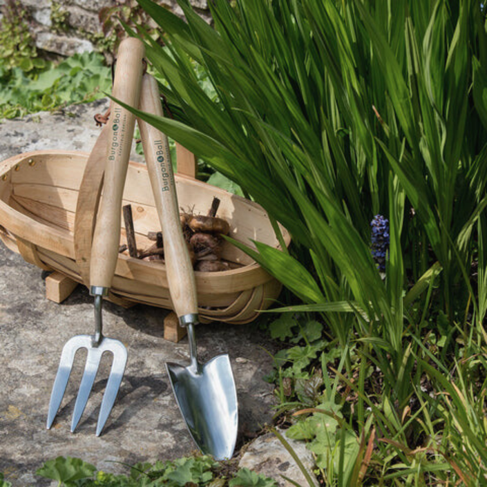 BURGON & BALL Mid Handled Garden Trowel - RHS Endorsed