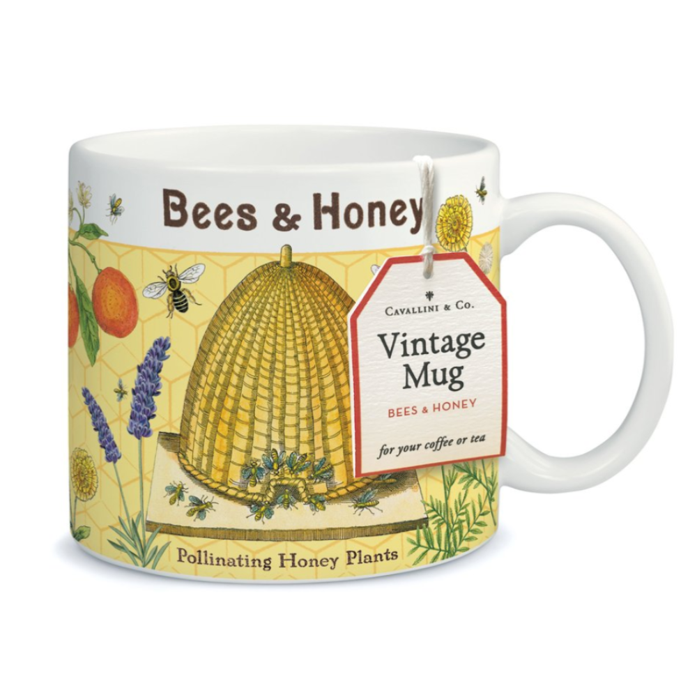CAVALLINI & Co. Ceramic Mug - Bees & Honey
