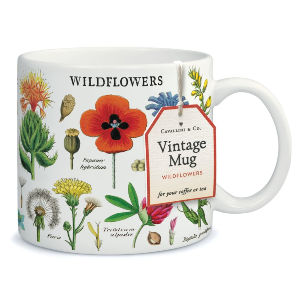 CAVALLINI & Co. Ceramic Mug - Wildflowers
