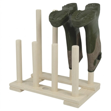 ESSCHERT DESIGN Wooden Boot Rack - White