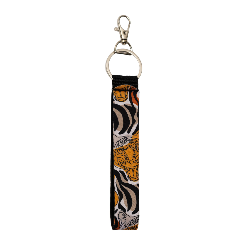 CP ACCESSORIES Key Tag - Tiger Line Drawing