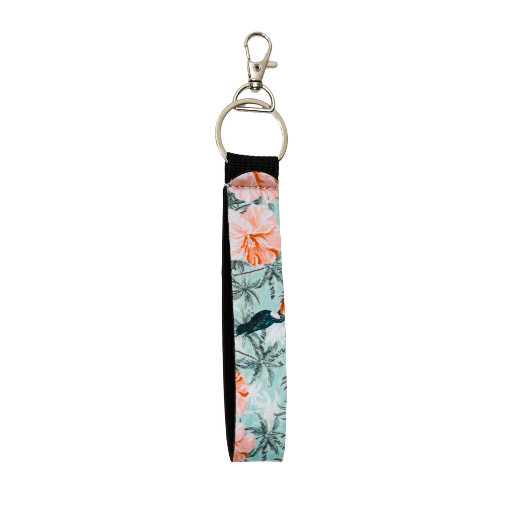 CP ACCESSORIES Key Tag - Toucans & Hibiscus