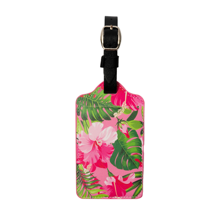 CP ACCESSORIES Luggage Tag - Pink Hibiscus