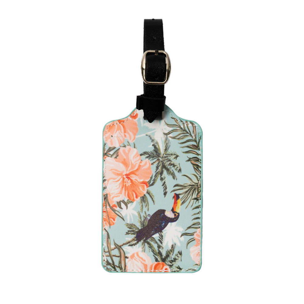 CP ACCESSORIES Luggage Tag - Toucans & Hibiscus