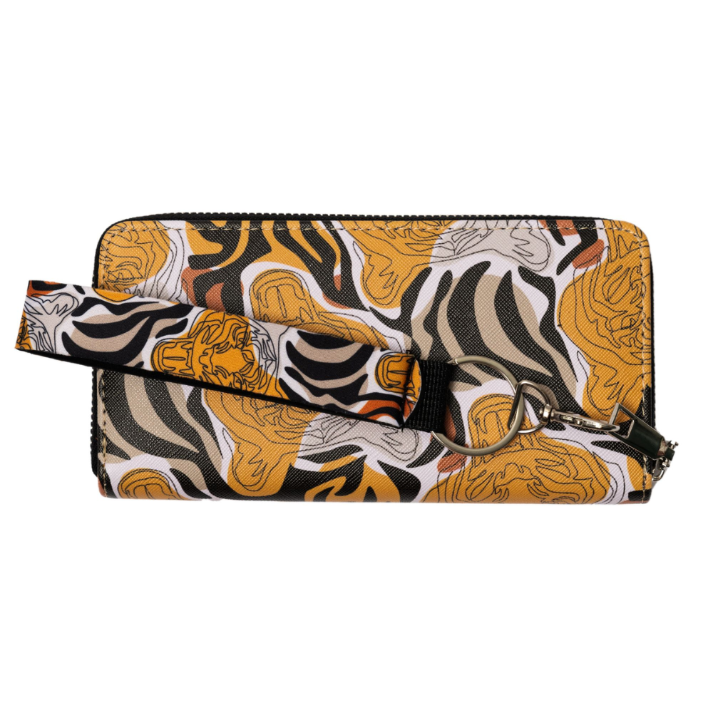 CP ACCESSORIES Wallet & Key Tag Set - Tiger Line Drawing
