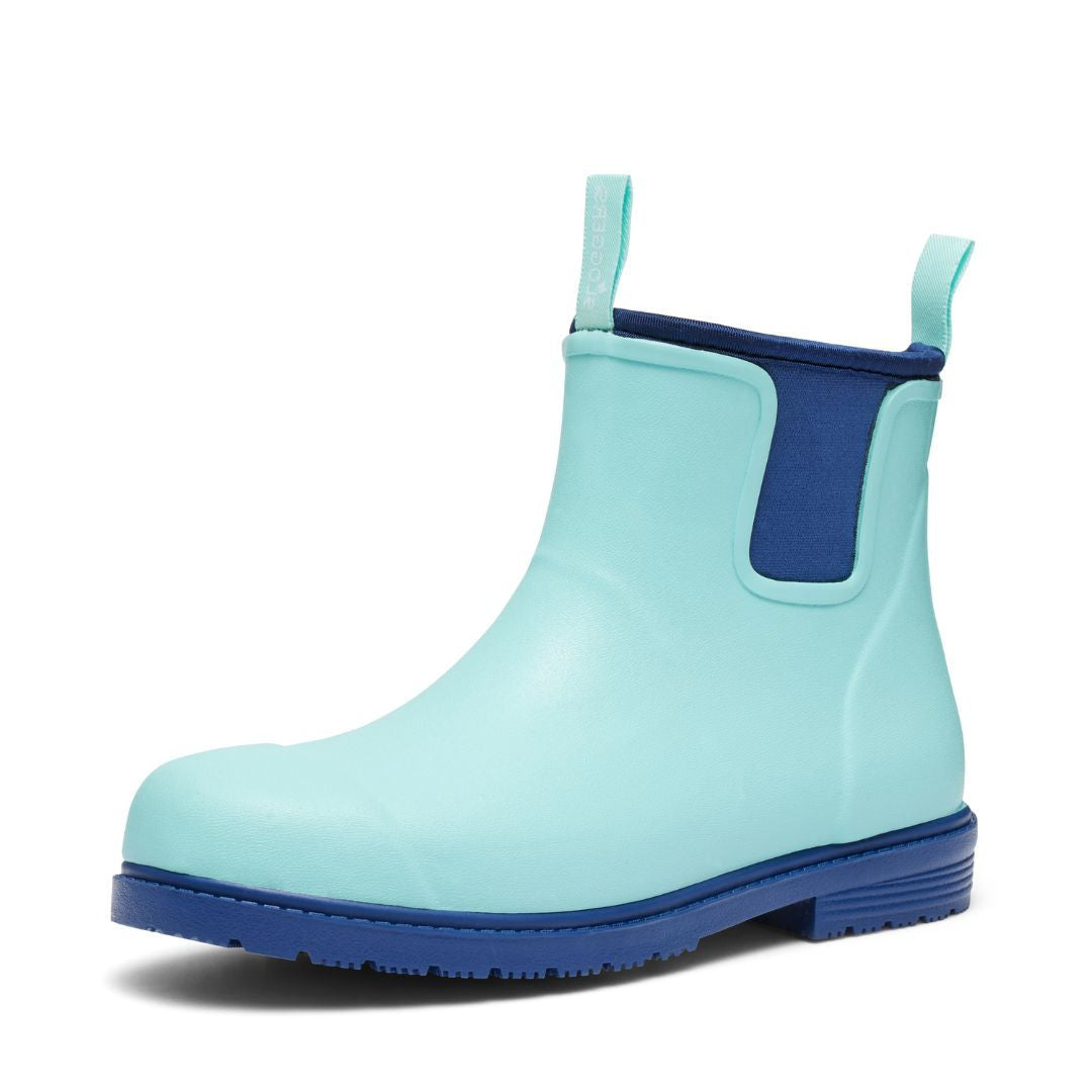 SLOGGERS Womens 'OUTNABOUT' Boot - Bleached Aqua/Navy *NEW*