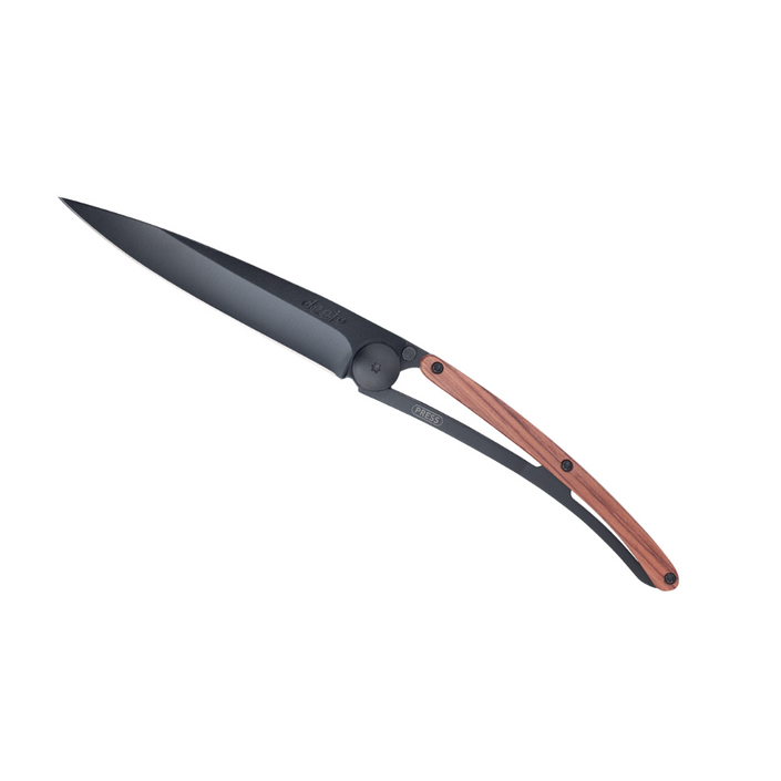 DEEJO Classic Wood Knife 37g - Black Coral