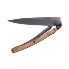 Load image into Gallery viewer, DEEJO Classic Wood Knife 37g - Black Olive Wood