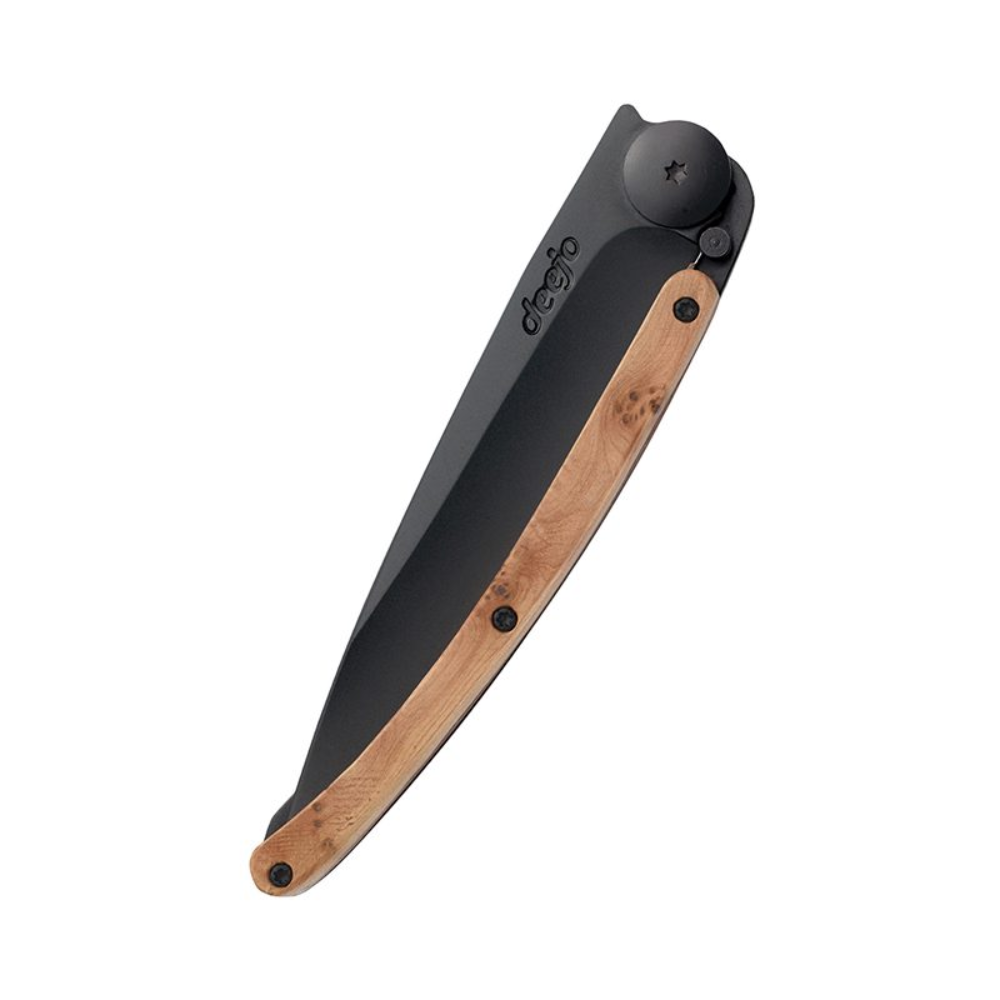 Load image into Gallery viewer, DEEJO Classic Wood Knife 37g - Black Olive Wood