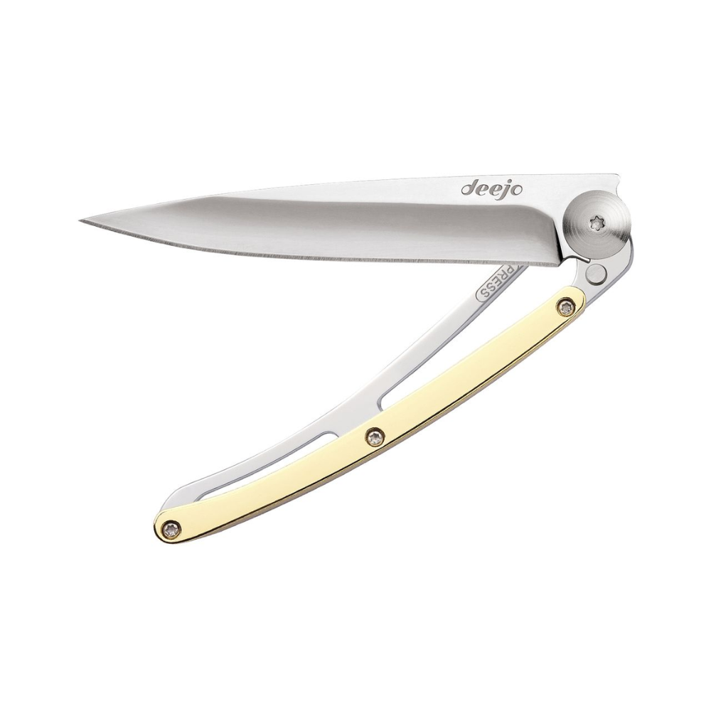 DEEJO Gold Plated Handle Knife 37g - Yellow Gold