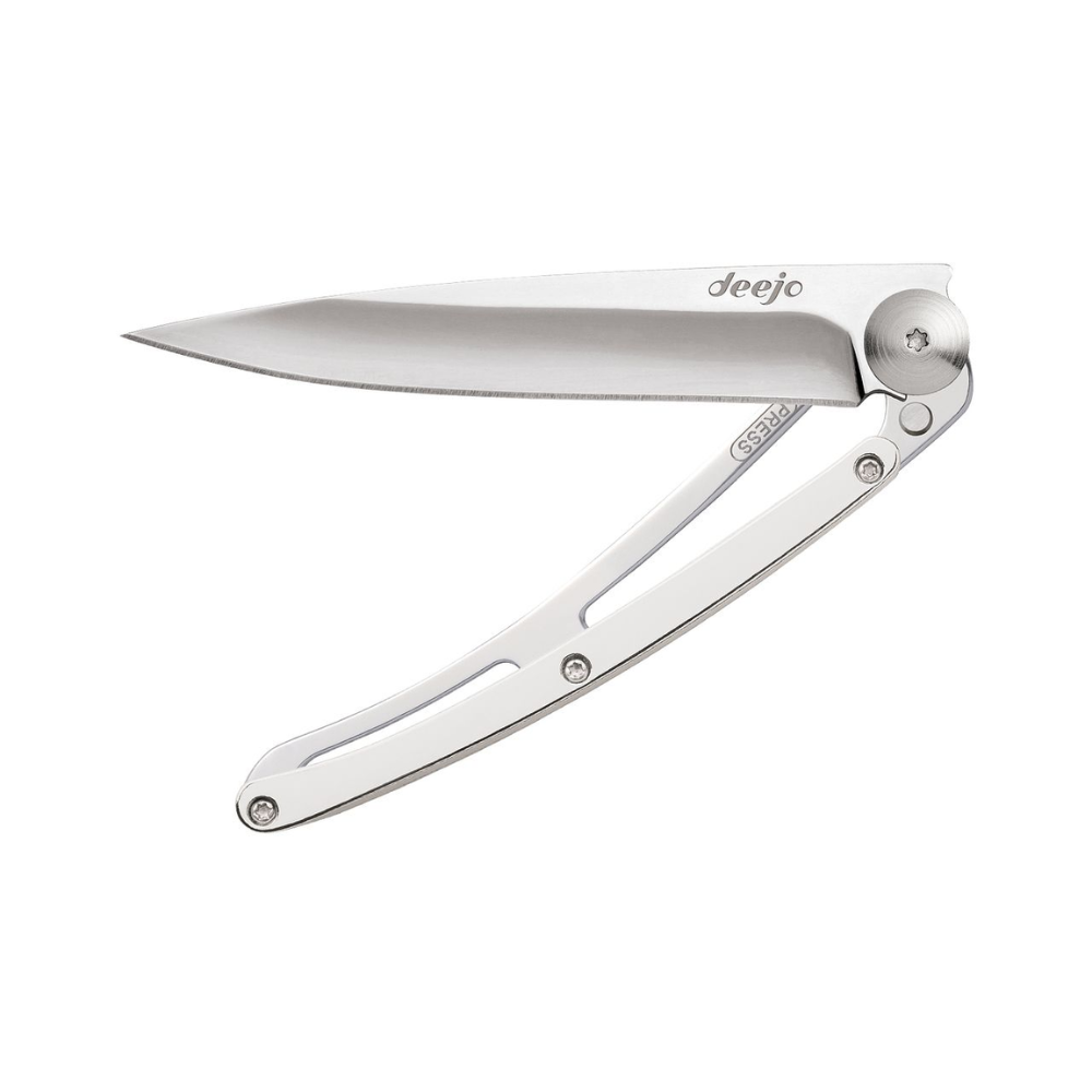 DEEJO Gold Plated Handle Knife 37g - White Gold