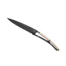 Load image into Gallery viewer, DEEJO Gold Plated Handle Knife Black 37g - Rose Gold