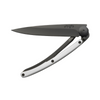 DEEJO Gold Plated Handle Knife Black 37g - White Gold