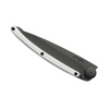 DEEJO Gold Plated Handle Knife Black 37g - White Gold