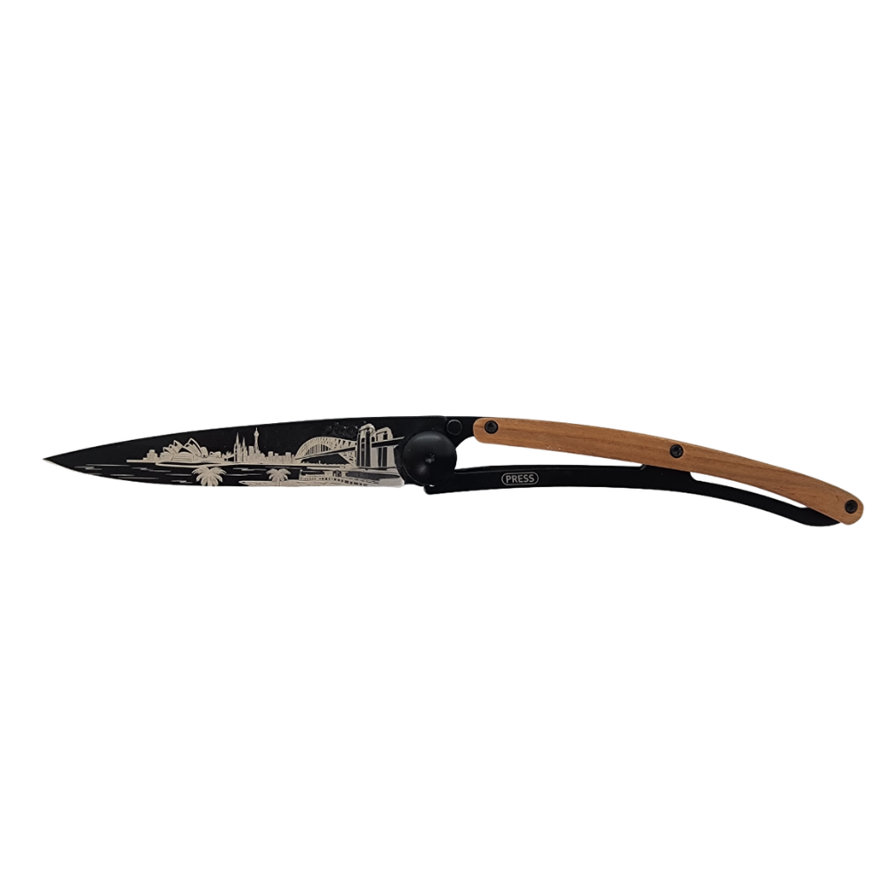 Load image into Gallery viewer, DEEJO Coralwood Knife Black 37g - Sydney