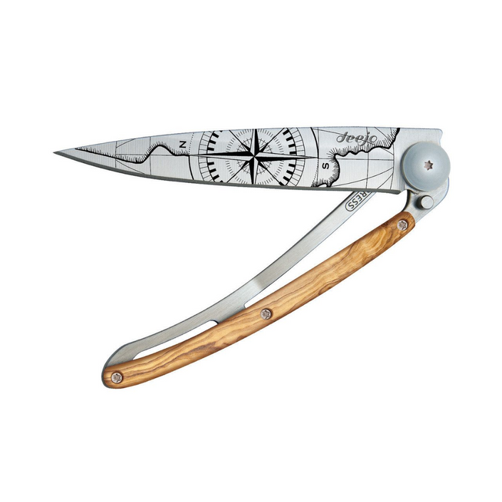 DEEJO Olivewood  Knife 37g - Terra Incognita